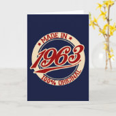 1963年製 カード (黄色い花)