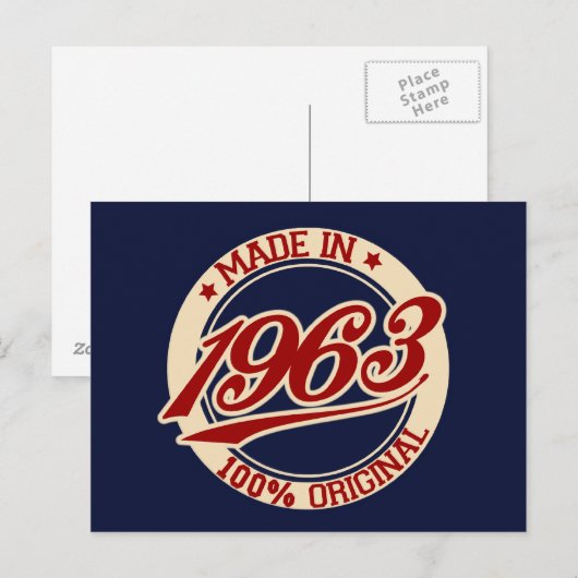 1963年製 ポストカード (正面/裏面)