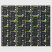 1963年誕生日トリビア ラッピングペーパー (フラット)