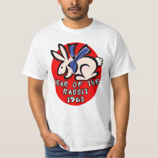 1963年間のウサギの服装およびギフト Tシャツ
