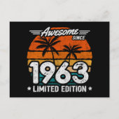 1963年限定復刻エディション・レトロ・アンビリーバブル 1963年以来 ポストカード (正面)