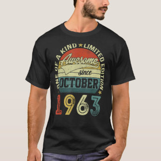 1963年10月59日素晴らしBiから59歳 Tシャツ