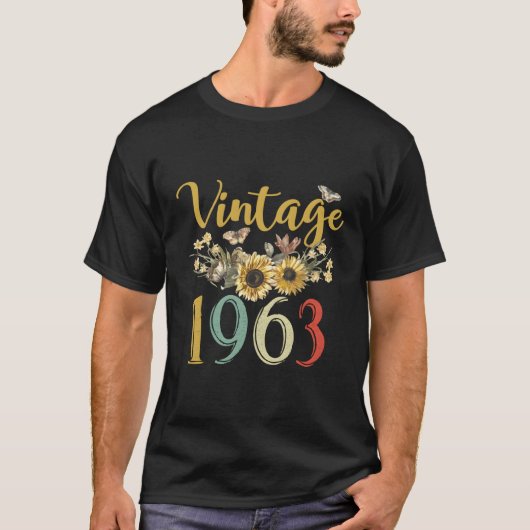 1963年60以素晴らし降 Tシャツ (正面)