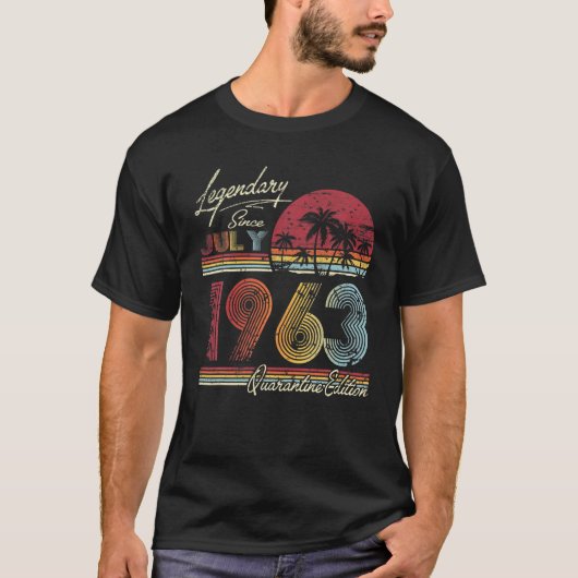 1963年7月以来の伝説的58th検疫Bithday Tシャツ (正面)