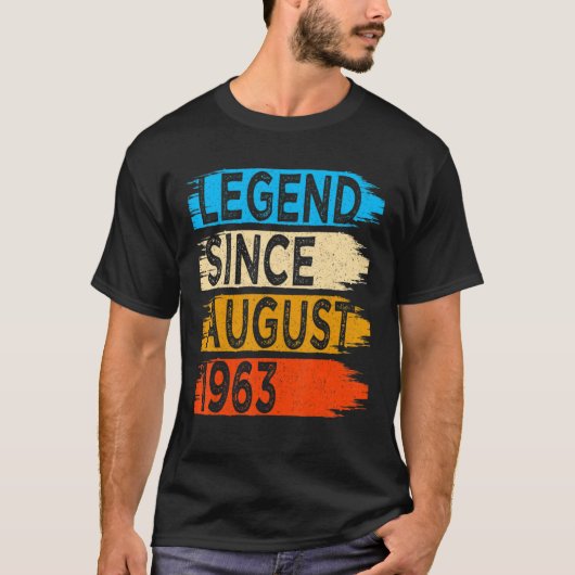 1963年8月から59年続く伝説、59周年 Tシャツ (正面)