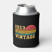 1963年 誕生日 レトロ ヴィンテージ 日没 缶クーラー (缶正面)