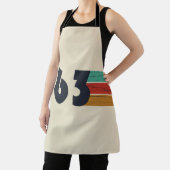 1963生まれ年のヴィンテージ誕生日ギフト エプロン (インサイチュ)