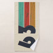 1963生まれ年のヴィンテージ誕生日ギフト バスタオル (バスタオル)