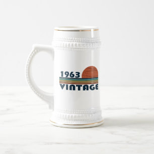 1963生まれ年のヴィンテージ ビールジョッキ
