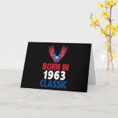 1963生まれ年 カード (黄色い花)