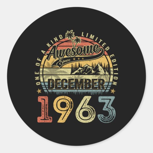 1963素晴らし年12月60日から ラウンドシール (正面)