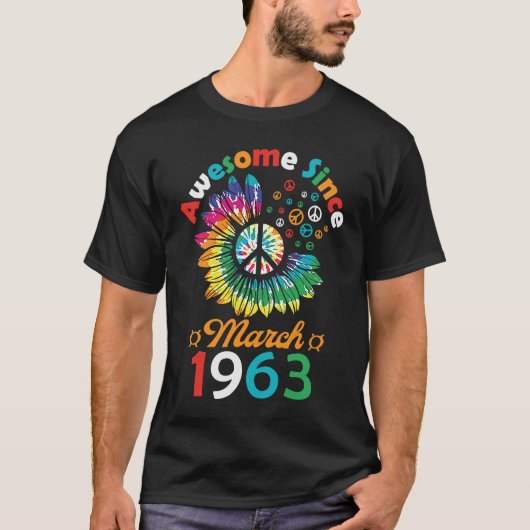 1963素晴らし年3月以来引用文 Tシャツ (正面)