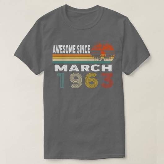 1963素晴らし年3月以降 Tシャツ (デザイン正面)