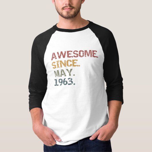 1963素晴らし年5月以来 Tシャツ (正面)