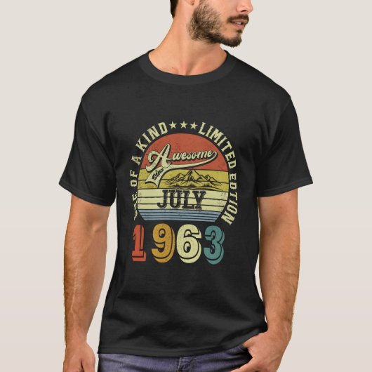1963素晴らし年7月以来、ある種の Tシャツ (正面)