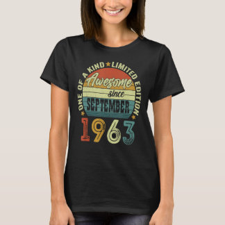 1963素晴らし年9月以来59歳Bir Tシャツ