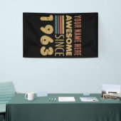 1963素晴らし 60誕生日以来 横断幕 (トレードショー)