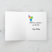 1963誕生日おもしろい事実 カード (内部)