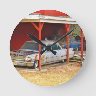 1963銀製のSadanのdeville ラウンド壁時計