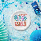 1963 60誕生日以来Groovy ペーパープレート (パーティー)