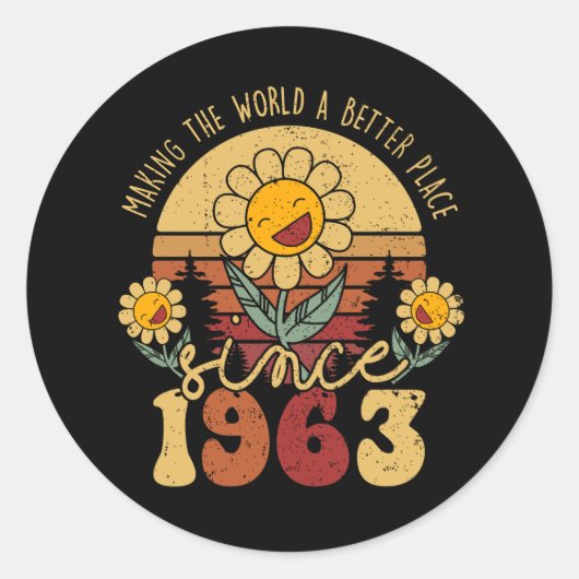 1963 60Th旋回、世界をより良い場所にする ラウンドシール (正面)