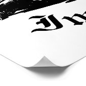 1963 Chevrolet Impala Lowrider With Hydraulics Art ポスター (角)