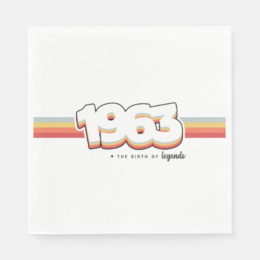 1963 The birth of legends スタンダードランチョンナプキン (正面)