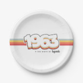 1963 The birth of legends ペーパープレート (正面)
