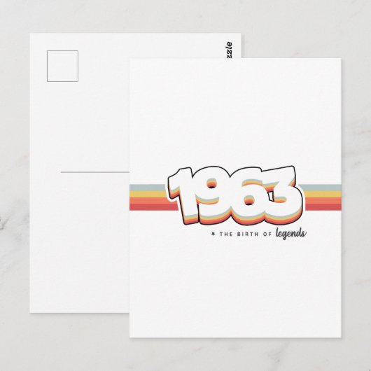 1963 The birth of legends ポストカード (正面/裏面)