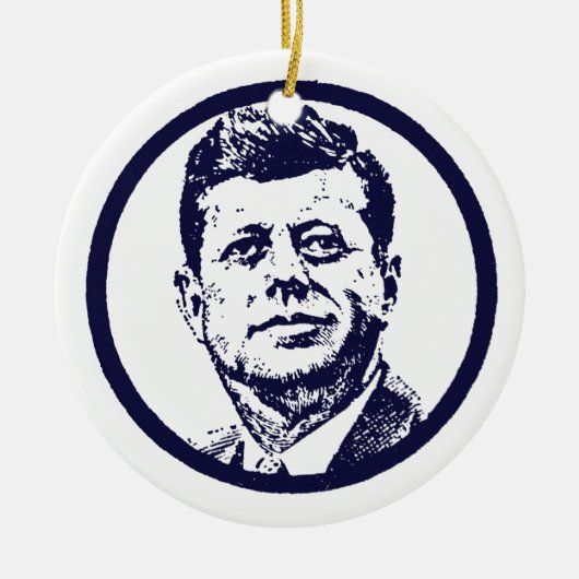 1963JFK セラミックオーナメント (正面)