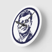 1963JFK ラウンド壁時計 (傾斜)