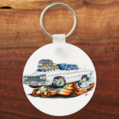 1964インパラホワイトカー キーホルダー (正面)