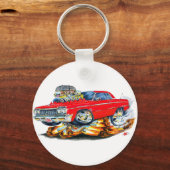 1964インパラレッドカー キーホルダー (正面)