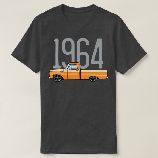 1964オレンジとタン Tシャツ (デザイン正面)