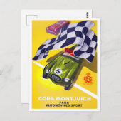 1964コパモンジュイッチバルセロナヴィンテージレース ポストカード (正面/裏面)