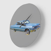 1964シボレーインパラアンティーク車 ラージ壁時計 (傾斜)