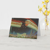 1964ニューヨークワールドフェアモノレール カード (黄色い花)