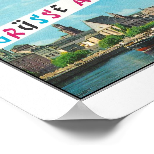 1964フランクフルトドイツはがき写真 ポスター (角)