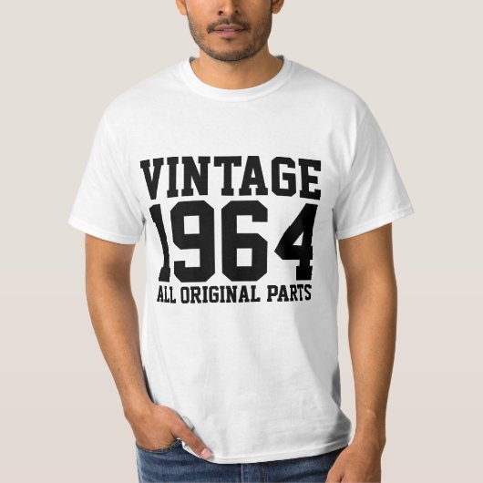 1964ヴィンテージ誕生日Tシャツ Tシャツ (正面)