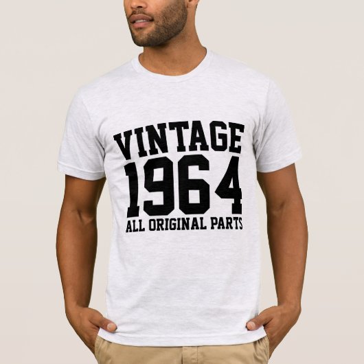 1964ヴィンテージ誕生日Tシャツ Tシャツ (正面)