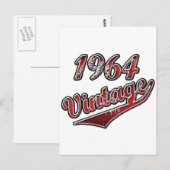 1964ヴィンテージ ポストカード (正面/裏面)