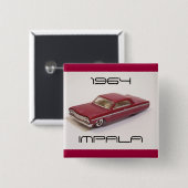 1964年のインパラ 缶バッジ (正面&裏面)