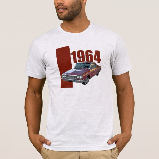 1964年のシボレー・インパラのTシャツ Tシャツ (正面)