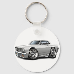 1964年のChevelleの白車 キーホルダー