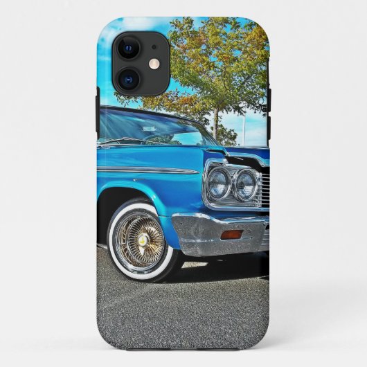 1964年のChevyのインパラのロウライダーのSmarphoneカバー Case-Mate iPhoneケース (裏面)