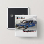 1964年のChevyのインパラSSボタン 缶バッジ (正面&裏面)