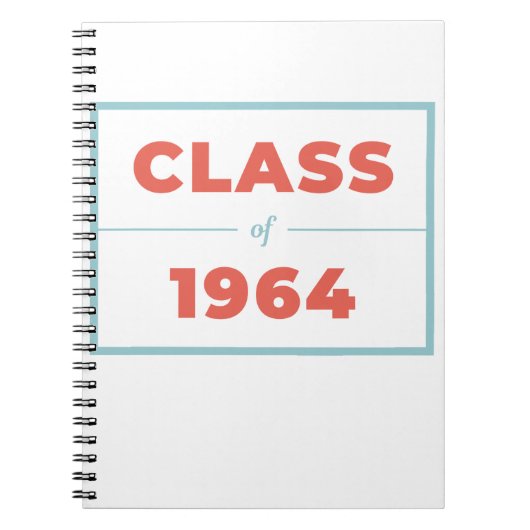 1964年クラス ノートブック (正面)