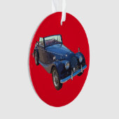 1964年モルガンプラス4コンバーチブルスポーツカー オーナメント (正面)