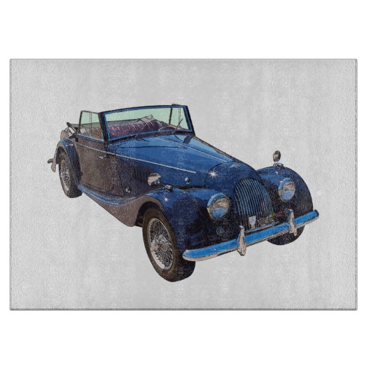 1964年モルガンプラス4コンバーチブルスポーツカー カッティングボード (正面)