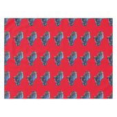 1964年モルガンプラス4コンバーチブルスポーツカー テーブルクロス (正面(横))